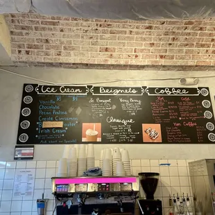 Menu as of 10/22/2021