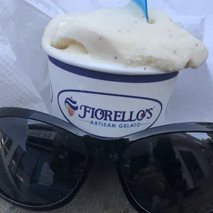 Gelato drips like ice cream