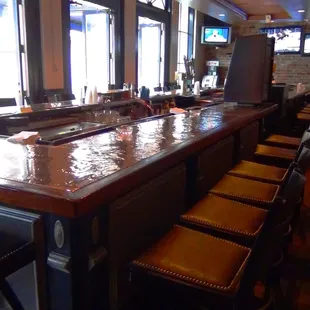 interior, sushi and sashimi