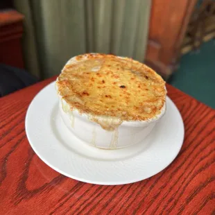 a plate of food on a table