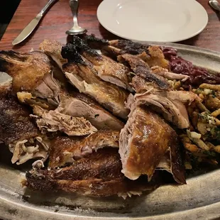 Whole roasted duck