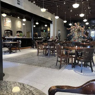 the interior of a restaurant