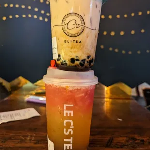 Brown Sugar Milk Tea and a Flamingo