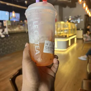 Grapefruit Green Tea with Passion Fruit