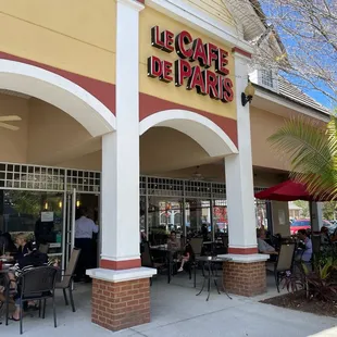 Front of the Cafe