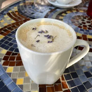Lavender latte