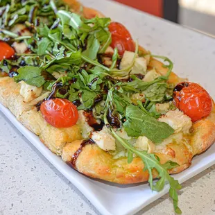 Pesto Chicken Flatbread