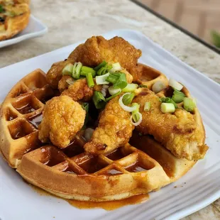 Chicken and waffles, not bad 6.5/10