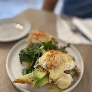 The most delicious crab Benedict