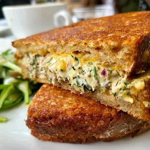 The tunamelt is not your everyday tunamelt. Words can't describe how good it is. The bread was perfectly toasted.