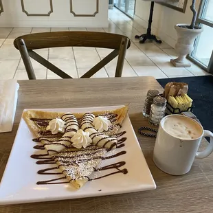 Nutella Banana Crepe