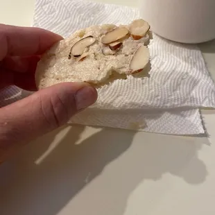 Gluten-free vegan almond cookie (what&apos;s left!)