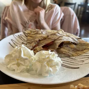 Nutella Crepe with Fruits