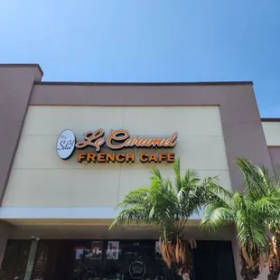 Front building signage