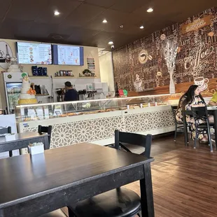 interior, sushi and sashimi