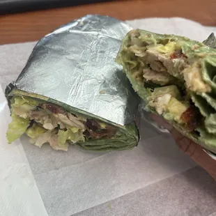 Mediterranean Chicken Wrap