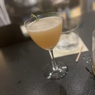 Pear seasonal cocktail