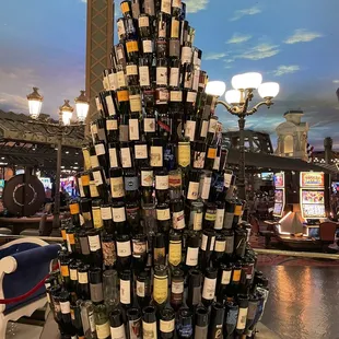 Wine Christmas  tree