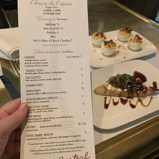 Happy Hour Menu, August 2024.