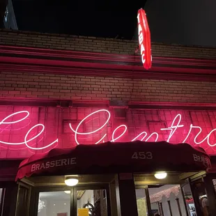 Exterior of Le Central in San Francisco.