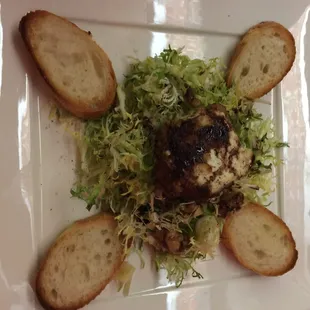 Warm Goat Cheese Salad