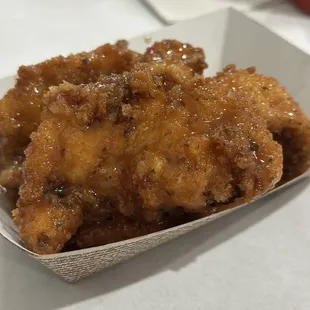 Chicken poppers appetizer