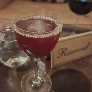 The "Cherry Waves" cocktail in December 2024...do NOT get it.  It tastes exactly like cherry cough syrup. My husband felt bad retruning it.