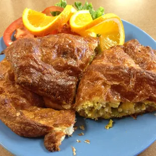 Green Chile &amp; Egg Croissant