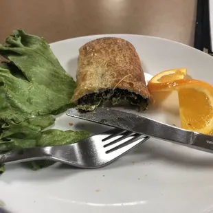 Spinach croissant