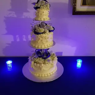 Custom wedding cake
