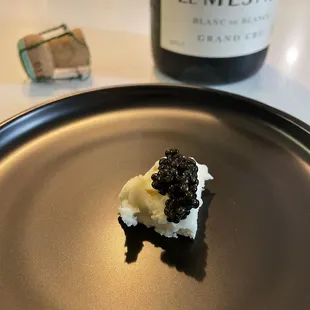 Caviar and champagne!