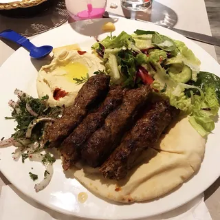 Kafta Kabob Plate