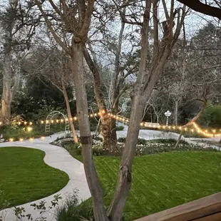 Back side of patio