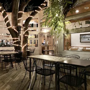 Outside patio deck