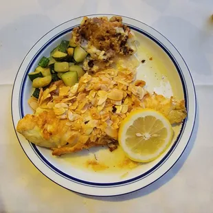 European Seabass Almondine