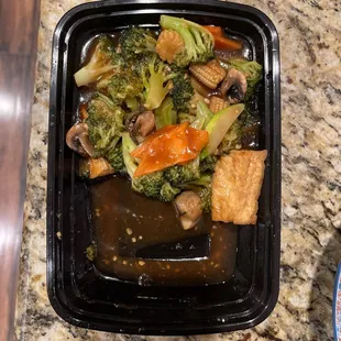 Asia Tofu with Mixed Vegetable