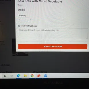 Asia Tofu with Mixed Vegetable