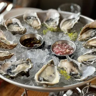 happy hour oysters (50% off select local oysters)