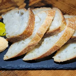 Bread Service with Kumquat Butter and Pickled Onions, $7 - 4 Stars