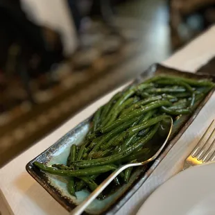 Spicy green beans - good however wish they were a tad more spicy