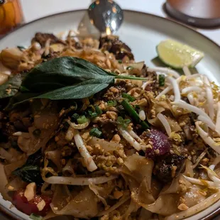 Beef Stir Fry (think elevated drunken noodles)