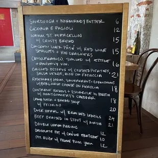 Menu, 10.21.2022