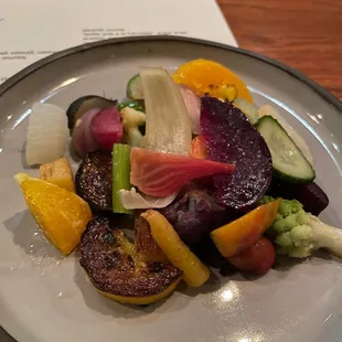 2/12/22: Veggie and Fruit Plate Pickled Onion Petal