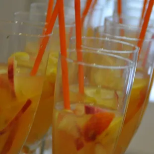 Peach and Lemongrass White Sangria