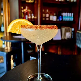 Champagne &amp; Aguave Wine Margarita.