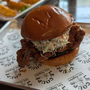 Fried chicken sandwich