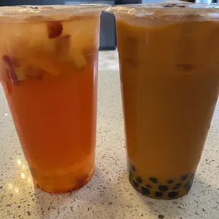 PMS GREEN TEA (PEACH, MANGO, STRAWBERRY)