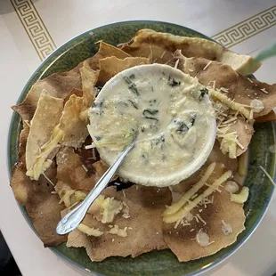 Crispies Spinach Artichoke