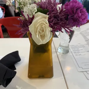 Fresh Flowers on the table