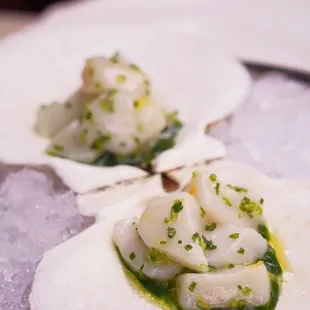 Scallops with Ginger, Parsley and Meyer Lemon